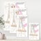 Designart - Young Girl With Shopping Boxes In Paris - Shabby Chic Canvas Wall Art Print